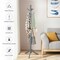 Adjustable Height Free Standing Wooden Coat Rack Tree Perfect for Any Room